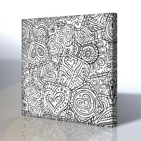 Kanvas Boyama Tablosu (Mandala Tablosu)