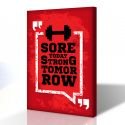 Motivasyon - Sore Today Strong Tomorrow Kanvas Tablo
