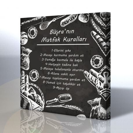 İsme Özel Mutfak Tablosu
