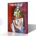 Picasso - Woman İn An Armchair Kanvas Tablo
