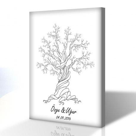 Düğün Parmak İzi Ağacı