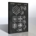 Rubik Küp Kanvas Tablo