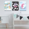 Unicorn Kombin Kanvas Tablo