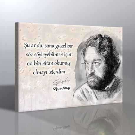 Oğuz Atay Kanvas Tablo