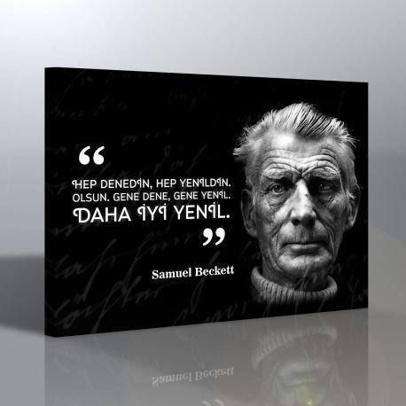 Samuel Beckett Kanvas Tablo