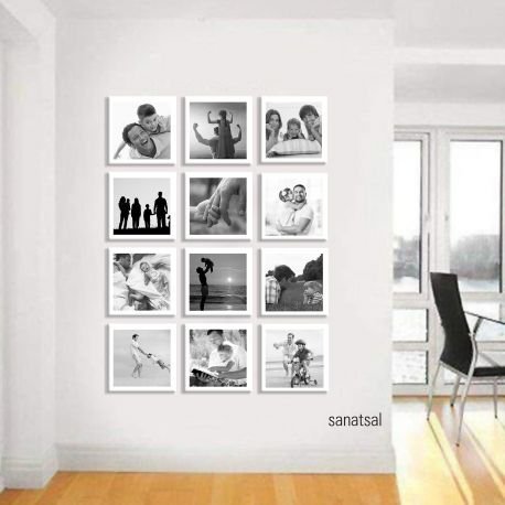 10 Fotoğraflı Kişiye Özel Kombin Kanvas Tablo