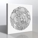 Yetişkinler İçin Boyama Tablosu (Mandala Tablosu)