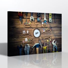 Marketing - Seo Kanvas Tablo (Ofisler İçin Kanvas Tablo)