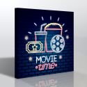 Sinema Zamanı Kanvas Tablo