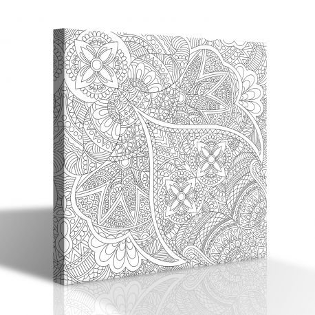 Mandala Boyama Tablosu