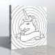 Çocuklar İçin Unicorn Boyama Tablosu