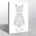 Kedi Boyama Tablo