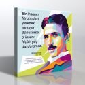 Nikola Tesla Kanvas Tablo