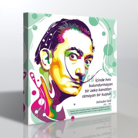 Salvador Dali Kanvas Tablo