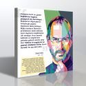 Steve Jobs Kanvas Tablo