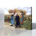 Tarla ve Kadınlar Kanvas Tablo