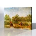 Asnieres İle Parkta - Vincent Van Gogh Kanvas Tablo