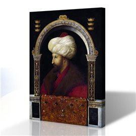 Fatih Sultan Mehmet Portresi - Gentile Bellini Kanvas Tablo
