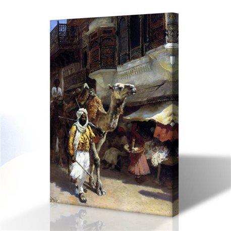 Pazar - Edwin Lord Weeks Kanvas Tablo