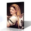 Av Yemeği - William-Adolphe Bouguereau Kanvas Tablo