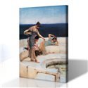 Balık Yemi - Alma Tadema Kanvas Tablo