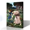 Çiçek Toplayan Kızlar - John William Waterhouse Kanvas Tablo