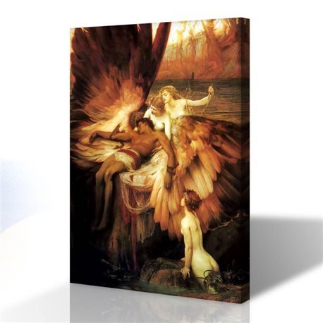 Icarus İçin Yas - Draper Herbert James Kanvas Tablo