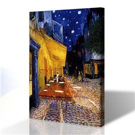 Tesar Kafe'De Gece - Vincent Van Gogh Kanvas Tablo