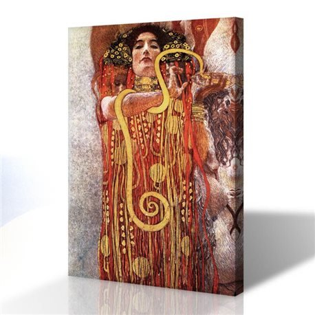 Kadın Portresi - Gustav Klimt Kanvas Tablo