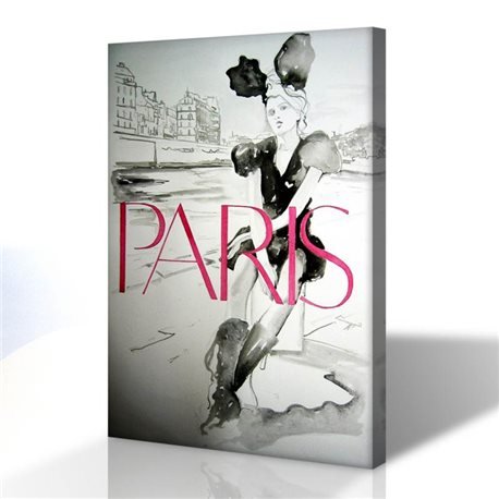 J'Aime Paris Kanvas Tablo