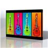 Pop Art Gitarlar Kanvas Tablo