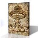 Vintage Card From Paris 03 Kanvas Tablo