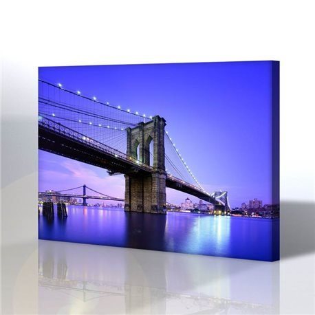 Brooklyn Köprüsü / Manhattan Kanvas Tablo