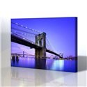 Brooklyn Köprüsü / Manhattan Kanvas Tablo