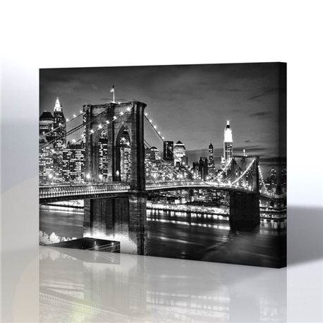 Brooklyn Köprüsü / Manhattan Kanvas Tablo