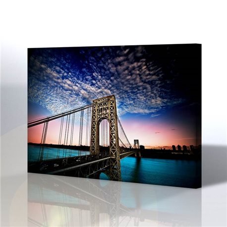Brooklyn Köprüsü / Manhattan Kanvas Tablo