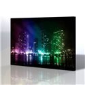 Renkli Gece Manhattan Kanvas Tablo