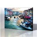 Venedik Kanal Manzarası Kanvas Tablo