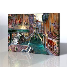 Venice Romance - Robert Finale Kanvas Tablo