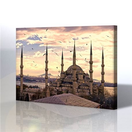 Cami Manzarası / İstanbul Kanvas Tablo