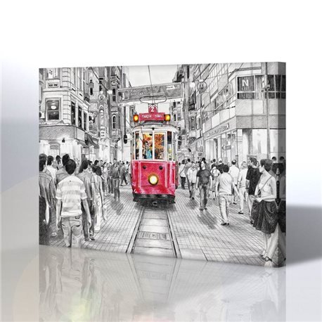 Taksim Tünel Kanvas Tablo
