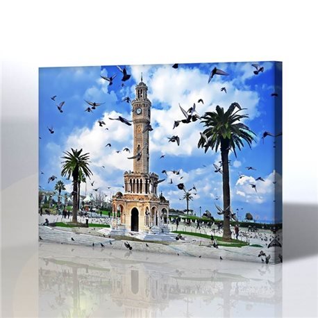 İzmir Saat Kulesi Kanvas Tablo