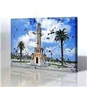 İzmir Saat Kulesi Kanvas Tablo