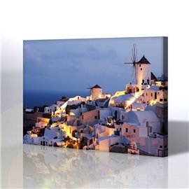 Santonini Adası / Yunanistan Kanvas Tablo