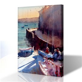 Sokak Manzarası Kanvas Tablo
