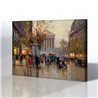 Sokak Manzarası - Edouard Leon Kanvas Tablo