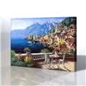 Balkon Sefası Kanvas Tablo