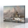 Klasik Manzara - Charles Henri Joseph Leickert Kanvas Tablo