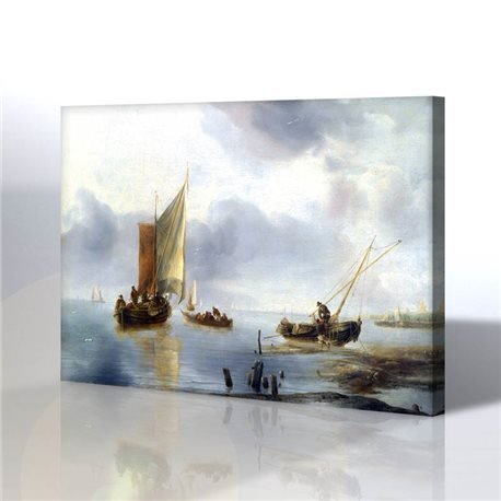 Manzara - Jan Van De Cappelle Kanvas Tablo