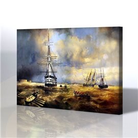 Manzara - Ivan Konstantinovich Aivazovsky Kanvas Tablo